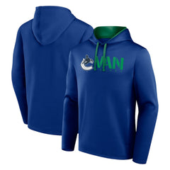 Vancouver Canucks Logo Athletic Head Start Pullover Hoodie Discount