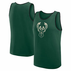 Milwaukee Bucks Logo Athletic Unmatched Success Tank Top Discount
