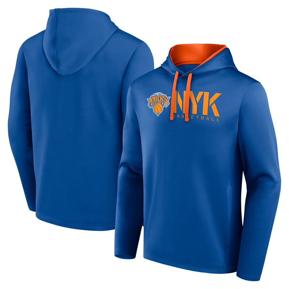 New York Knicks Logo Athletic Head Start Pullover Hoodie Outlet