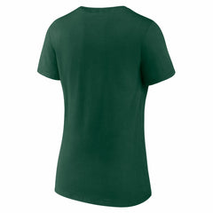 Milwaukee Bucks Logo Athletic Women's Unrivaled V-Neck T-Shirt On Sale