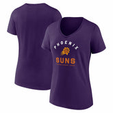 Phoenix Suns Logo Athletic Women's Unrivaled V-Neck T-Shirt Discount