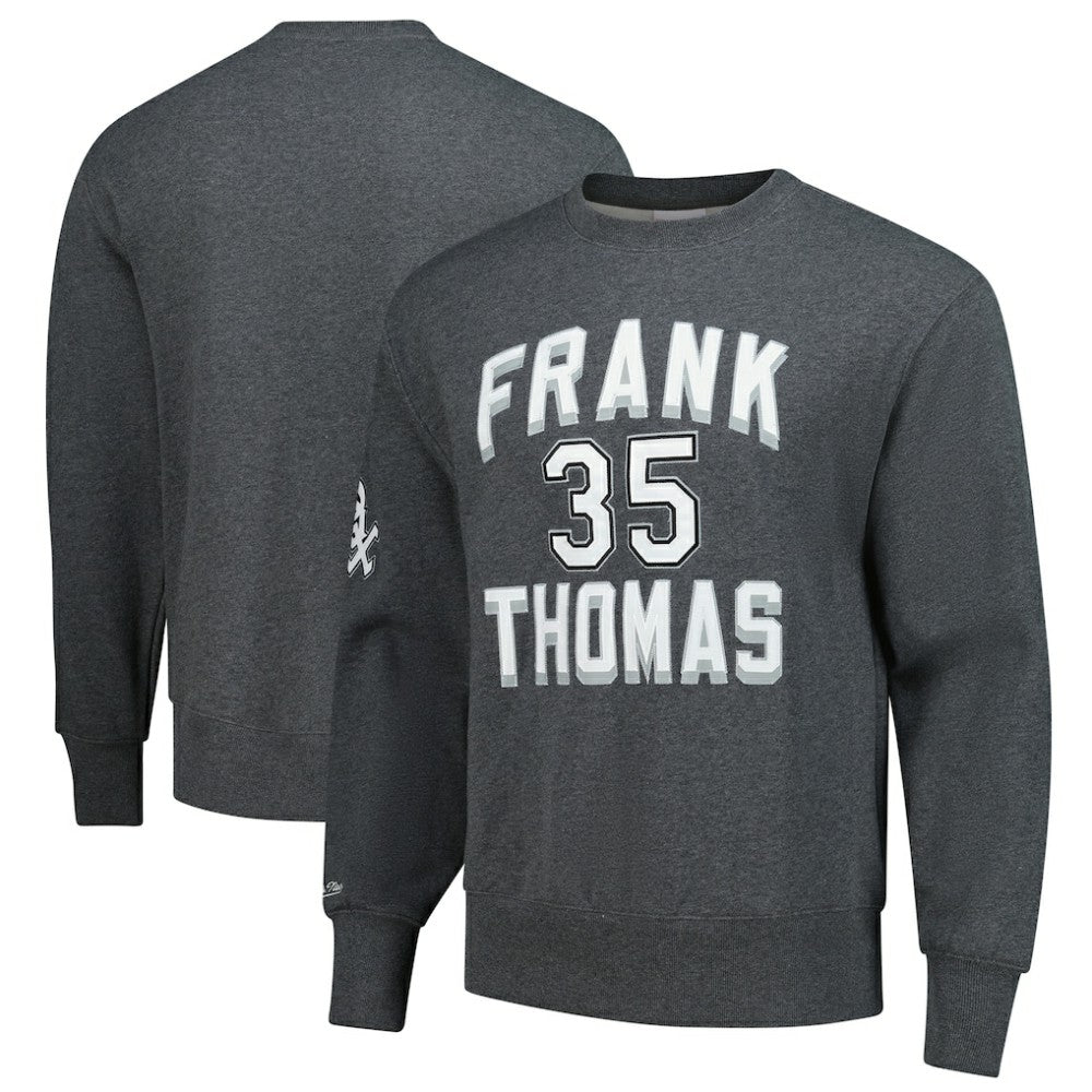 Frank Thomas Chicago White Sox Mitchell & Ness Legends Collection Vintage Logo Name & Number Fleece Pullover Sweatshirt | MLB Shop