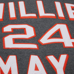 Willie Mays San Francisco Giants Mitchell & Ness Legends Collection Vintage Logo Name & Number Fleece Pullover Sweatshirt | MLB Sale
