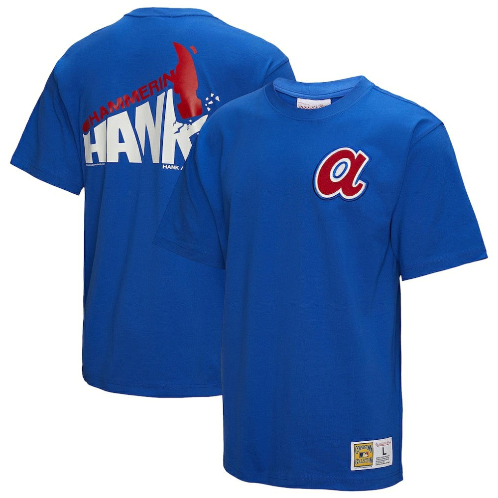 Hank Aaron Atlanta Braves Mitchell & Ness Legends Collection Vintage Logo T-Shirt | MLB Online