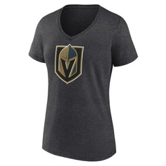Vegas Golden Knights Women's Primary Logo V-Neck T-Shirt Discount