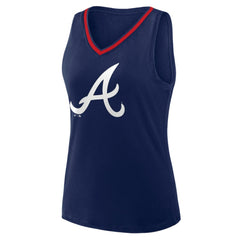 Atlanta Braves Logo Athletic Women's Stellar Win V-Neck Tank Top | MLB Online