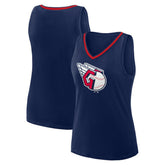 Cleveland Guardians Logo Athletic Women's Stellar Win V-Neck Tank Top | MLB On Sale