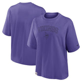 Minnesota Vikings Nike Women's Glory Arch Boxy T-Shirt