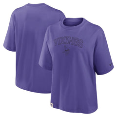 Minnesota Vikings Nike Women's Glory Arch Boxy T-Shirt
