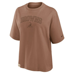Cleveland Browns Nike Women's Glory Arch Boxy T-Shirt