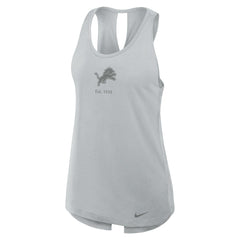 Detroit Lions Nike Women's Glory Open-Back Crisscross Dri-FIT Tank Top