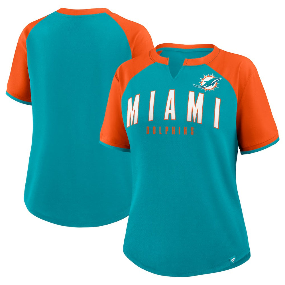 Miami Dolphins Fanatics Women's Height Advantage T-Shirt