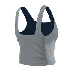 Dallas Cowboys New Era Women's Reversible Cropped Sport Classics Tank Top