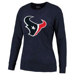 Houston Texans C.J. Stroud Majestic Threads Women's Player Name & Number Long Sleeve T-Shirt