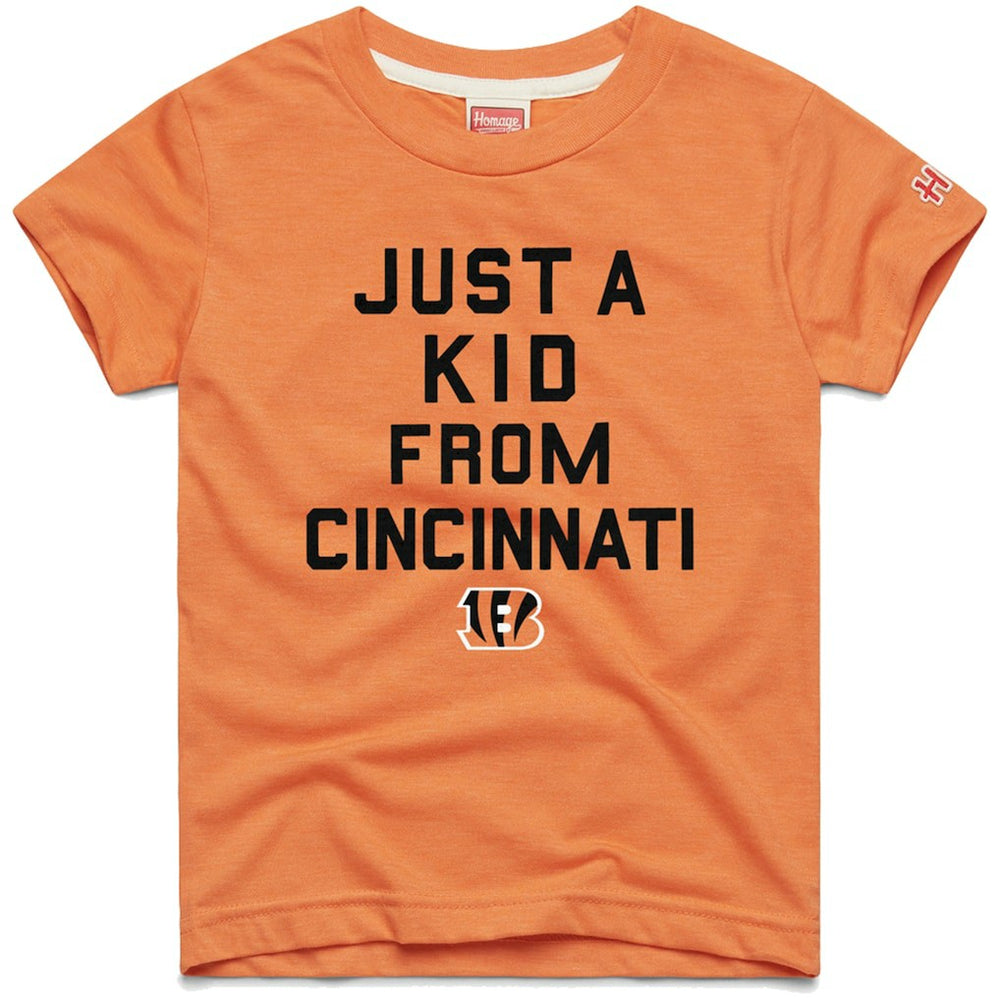 Cincinnati Bengals Homage Youth Just a Kid Tri-Blend T-Shirt
