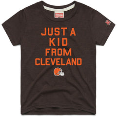 Cleveland Browns Homage Youth Just a Kid Tri-Blend T-Shirt