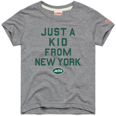 New York Jets Homage Youth Just a Kid Tri-Blend T-Shirt