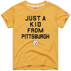 Pittsburgh Steelers Homage Youth Just a Kid Tri-Blend T-Shirt