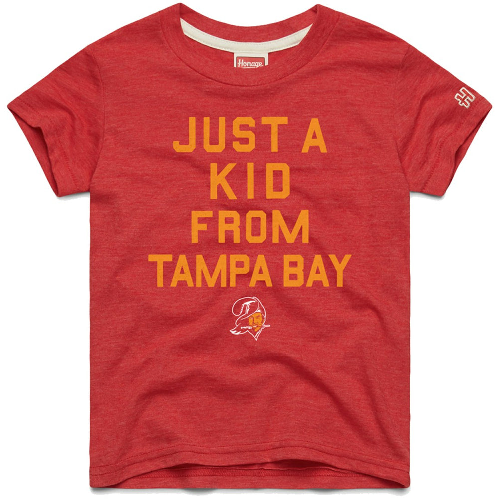 Tampa Bay Buccaneers Homage Youth Just a Kid Tri-Blend T-Shirt