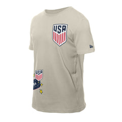 USMNT New Era Logo Select T-Shirt Light Beige - New Era