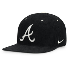 Atlanta Braves Nike Pro Corduroy Structured Snapback Hat | MLB Discount