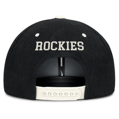 Colorado Rockies Nike Pro Corduroy Structured Snapback Hat | MLB US