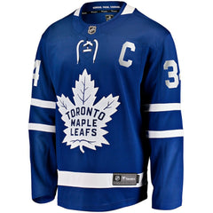 Auston Matthews Toronto Maple Leafs Fanatics Captain Patch Home Breakaway Player Jersey Outlet