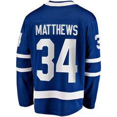 Auston Matthews Toronto Maple Leafs Fanatics Captain Patch Home Breakaway Player Jersey Outlet