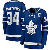 Auston Matthews Toronto Maple Leafs Fanatics Women's Captain Patch Home Breakaway Player Jersey For Sale