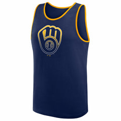 Milwaukee Brewers Logo Athletic Unmatched Success Tank Top | MLB Outlet