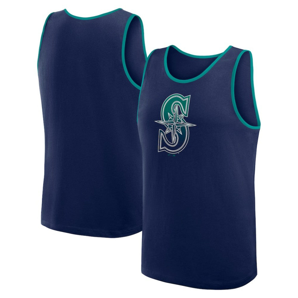 Seattle Mariners Logo Athletic Unmatched Success Tank Top | MLB On Sale