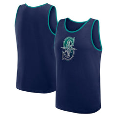 Seattle Mariners Logo Athletic Unmatched Success Tank Top | MLB On Sale