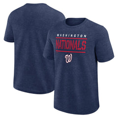 Washington Nationals Logo Athletic Top Notch T-Shirt | MLB On Sale