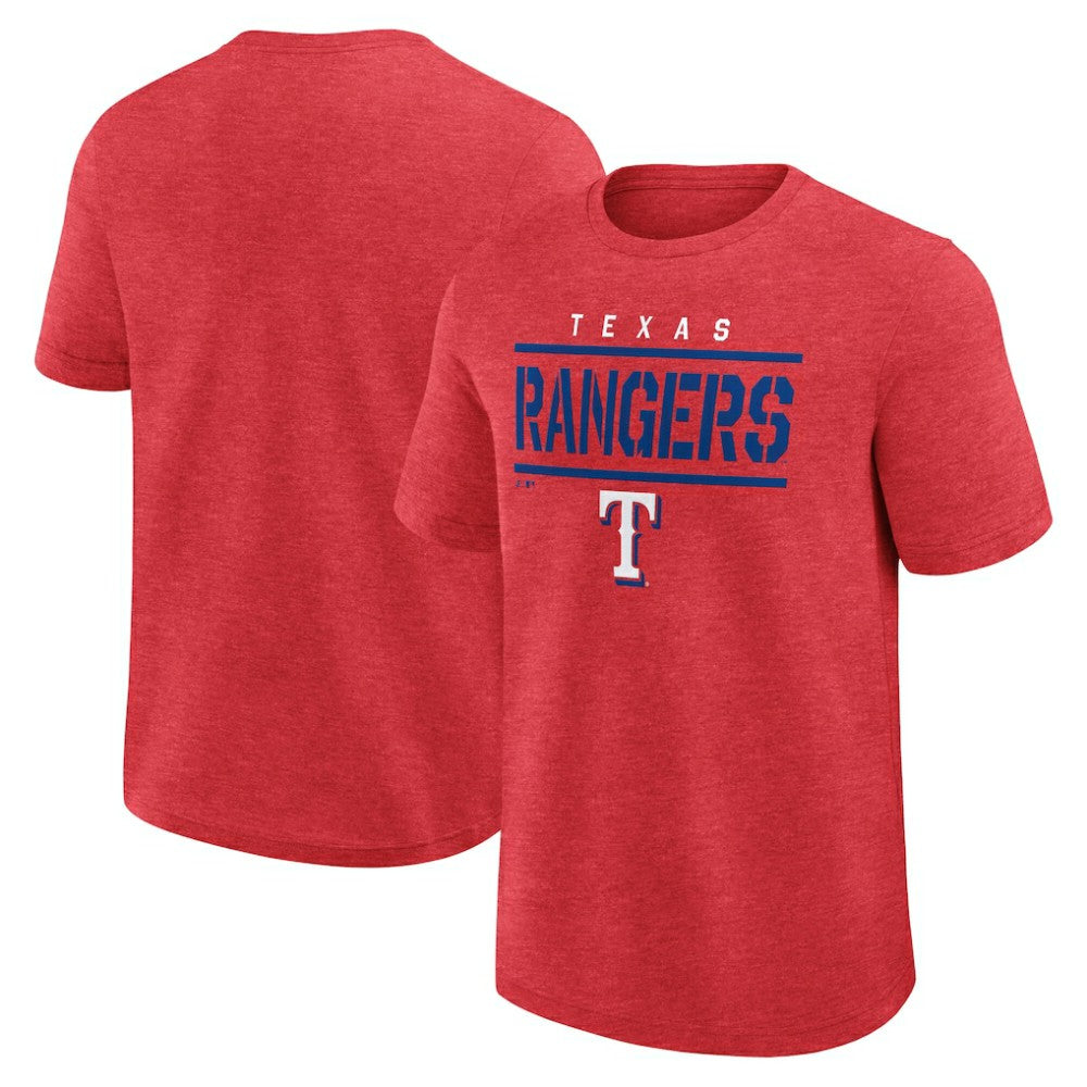 Texas Rangers Logo Athletic Top Notch T-Shirt | MLB Online