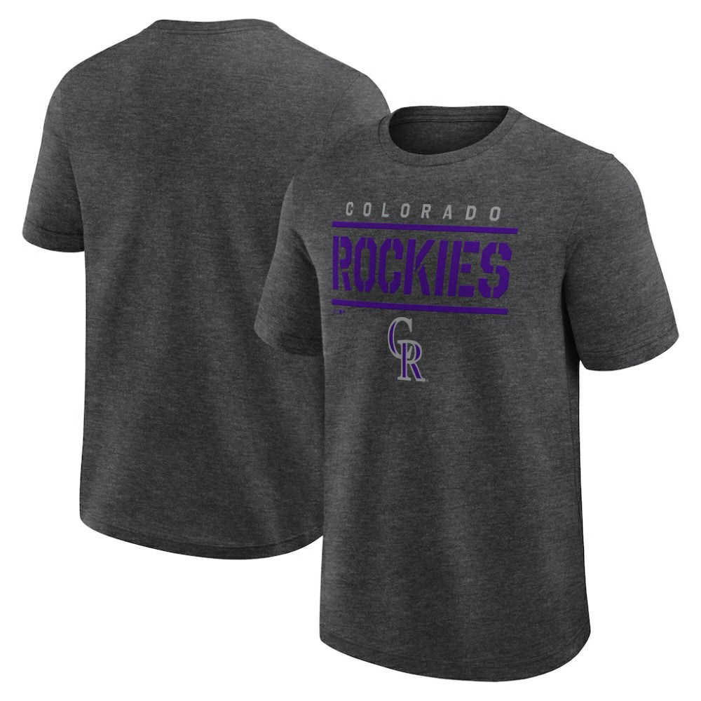Colorado Rockies Logo Athletic Top Notch T-Shirt | MLB Near me