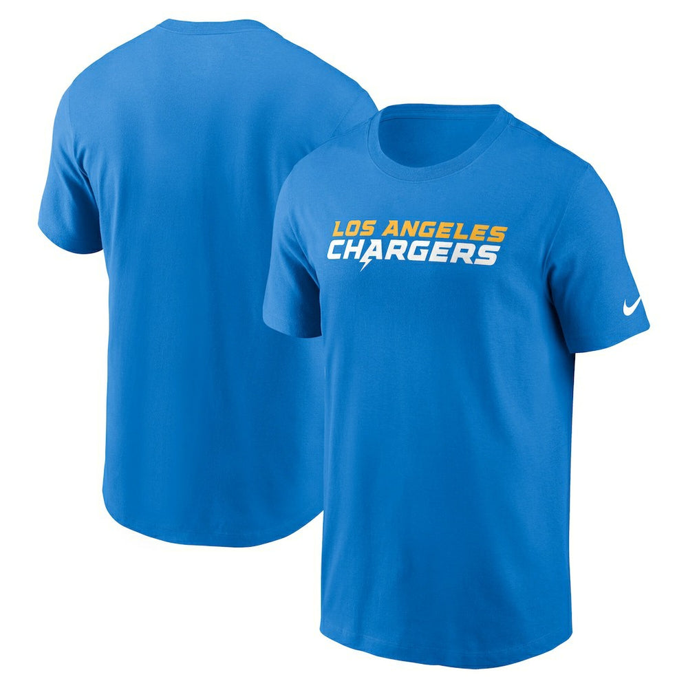 Los Angeles Chargers Nike Primetime Wordmark Essential T-Shirt