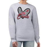 New Jersey Devils G-III 4Her by Carl Banks Women's Animal Print Heart Fleece Pullover Sweatshirt Discount