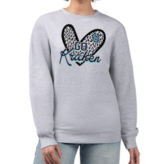 Seattle Kraken G-III 4Her by Carl Banks Women's Animal Print Heart Fleece Pullover Sweatshirt For Sale