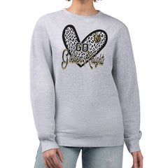 Vegas Golden Knights G-III 4Her by Carl Banks Women's Animal Print Heart Fleece Pullover Sweatshirt Sale