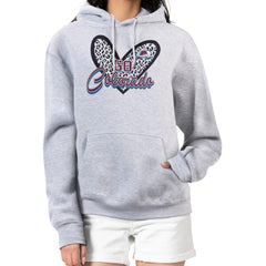 Colorado Avalanche G-III 4Her by Carl Banks Women's Animal Print Heart Fleece Pullover Hoodie Outlet