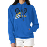 St. Louis Blues G-III 4Her by Carl Banks Women's Animal Print Heart Fleece Pullover Hoodie Sale