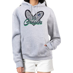 Vancouver Canucks G-III 4Her by Carl Banks Women's Animal Print Heart Fleece Pullover Hoodie Sale