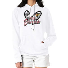 Chicago Blackhawks G-III 4Her by Carl Banks Women's Animal Print Heart Fleece Pullover Hoodie Sale