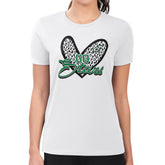 Dallas Stars G-III 4Her by Carl Banks Women's Super-Slim Fit Lightweight Animal Print Heart T-Shirt Sale