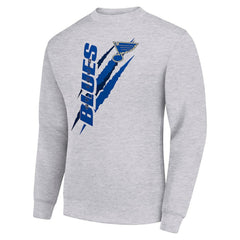 St. Louis Blues Starter Color Scratch Pullover Sweatshirt Sale