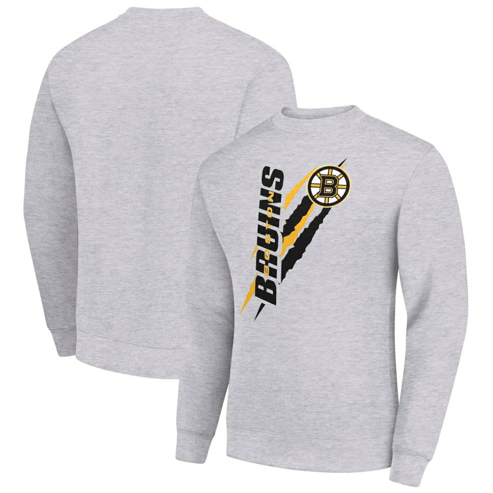 Boston Bruins Starter Color Scratch Pullover Sweatshirt Outlet