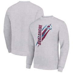 Colorado Avalanche Starter Color Scratch Pullover Sweatshirt Sale