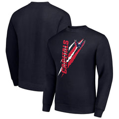 Washington Capitals Starter Color Scratch Pullover Sweatshirt Discount