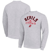 New Jersey Devils Starter Stick And Puck Logo Fleece Pullover Sweatshirt Online