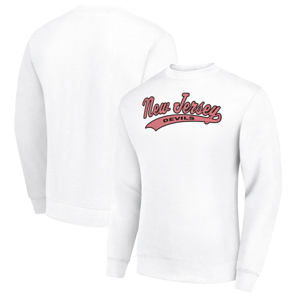 New Jersey Devils Starter Tailsweep City Pullover Sweatshirt Outlet